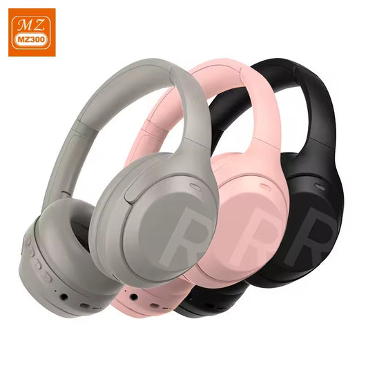 High Quality ANC Wireless Headphones 40 Hours Play Time - Headphone Lightweight - Headphones Wireless - Headphones for Girls - Bluetooth Sport Headphones with Mic