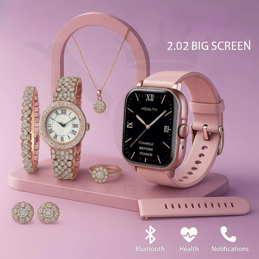 High Quality Smart watch | Smart watch for girls | 2.02″ HD Display | Bluetooth Calling | IP67 Waterproof | Smartwatches | Gift for Girls