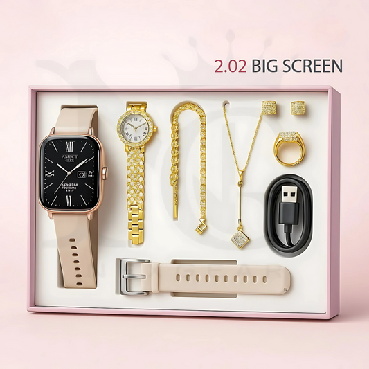 High Quality Smart watch | Smart watch for girls | 2.02″ HD Display | Bluetooth Calling | IP67 Waterproof | Smartwatches | Gift for Girls