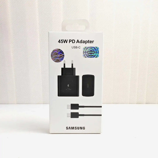 Samsung 45W Super Fast Charger - Fast Adapter - PD Charger - Mobile Charger Samsung/Oppo/Vivo/Infinix