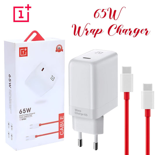 65W OnePlus Original Mobile Warp Charger - Fast Charger - Pd Charger type c to type c