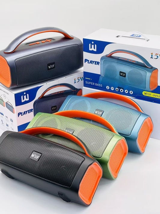 15W Big Size Wireless Bluetooth Speaker - High Quality Bass Sound Speaker - Music System